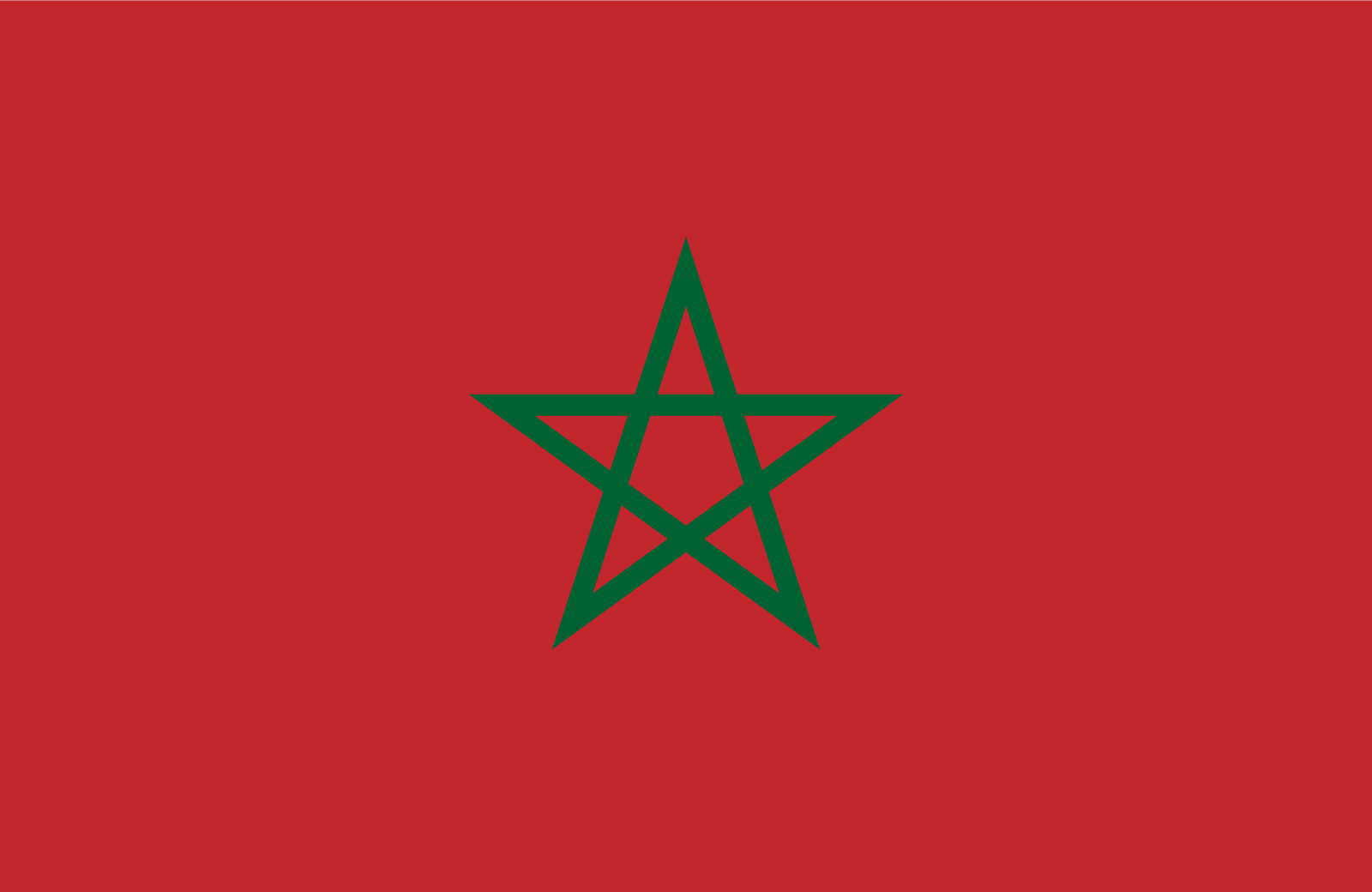 Flag of the Kingdom of Morocco