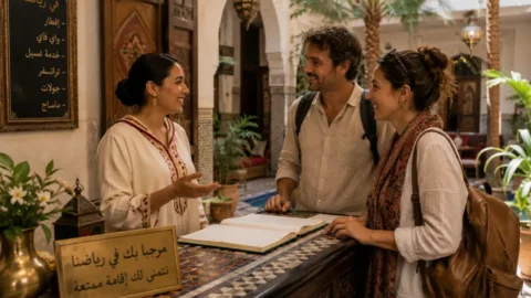Marrakech Riad Arabic: 10 Phrases for Check-In and Your Room